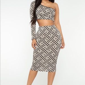 Fashion Nova Skirt Set
